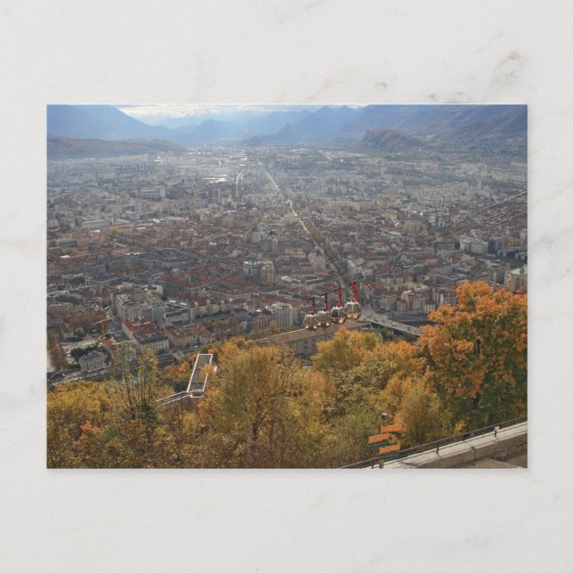 Carte Postale Téléphérique de Grenoble (Devant)