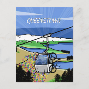 Carte Postale Téléphérique de Queenstown