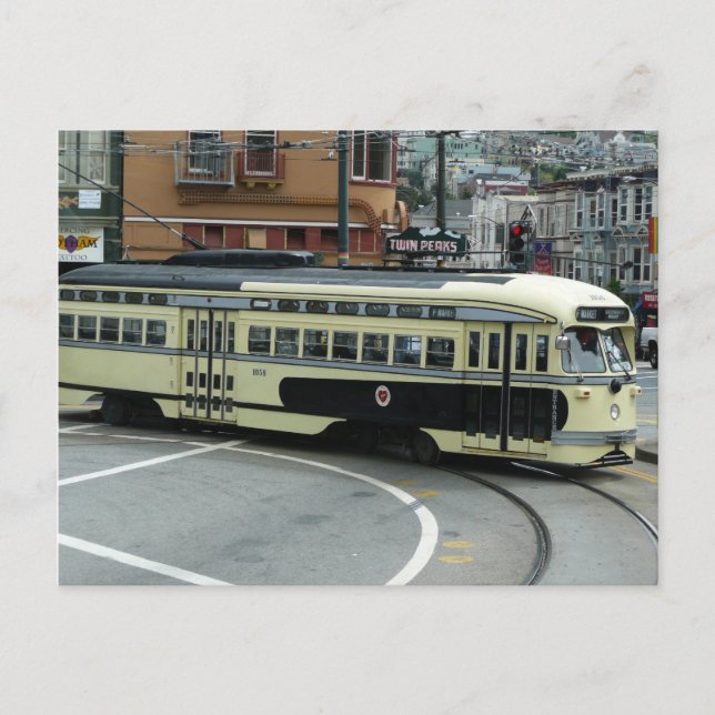 Carte Postale Téléphérique de San Francisco (Devant)