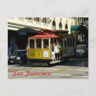 Carte Postale Téléphérique de San Francisco