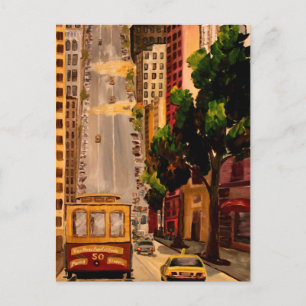 Carte Postale Téléphérique San Francisco Van Ness