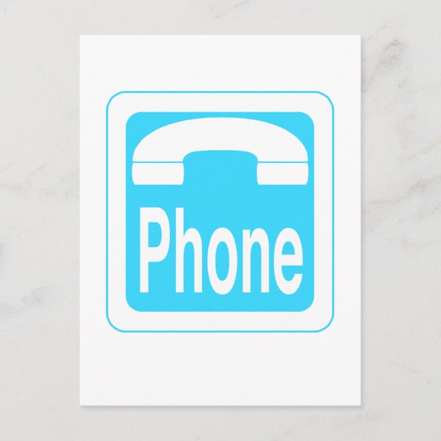 Carte Postale Téléphone (Devant)