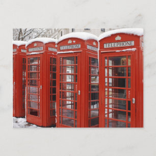 Carte Postale Téléphones rouges près de Big Ben