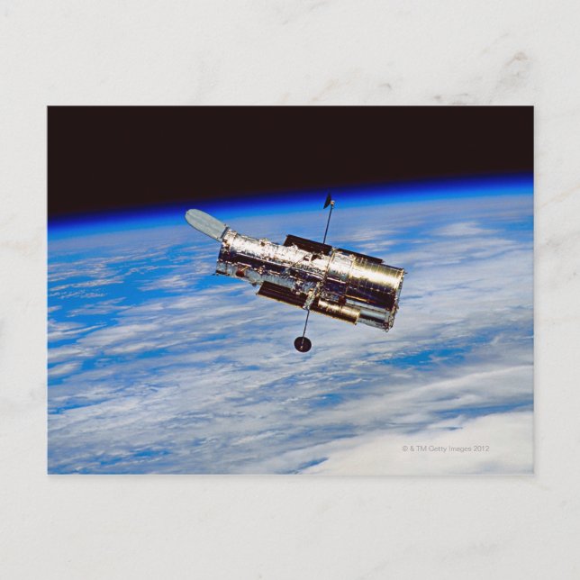 Carte Postale Télescope spatial Hubble (Devant)
