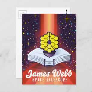 Carte Postale Télescope spatial James Webb