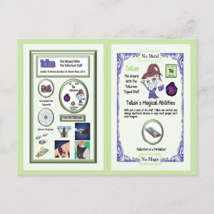 Carte Postale Tellan - Tellurium Trading Card