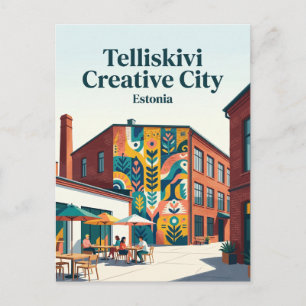 Carte Postale Telliskivi Creative City Estonie