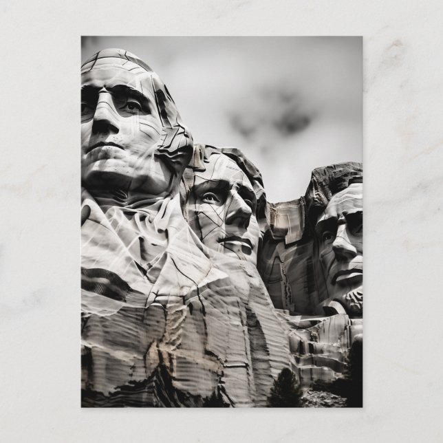 Carte Postale Témoin de la grandeur de Mount Rushmore #14 (Devant)