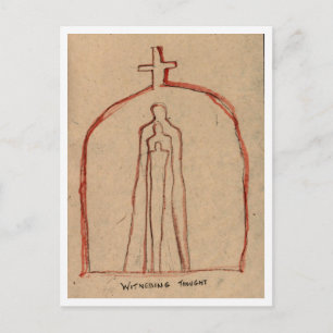 Carte Postale Témoin De Pensées.