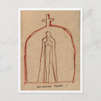 Carte Postale Témoin De Pensées.