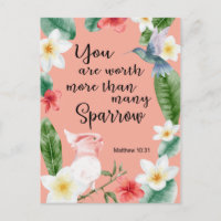 Témoin Jéhovah JW Encouragement Matthieu 10:31