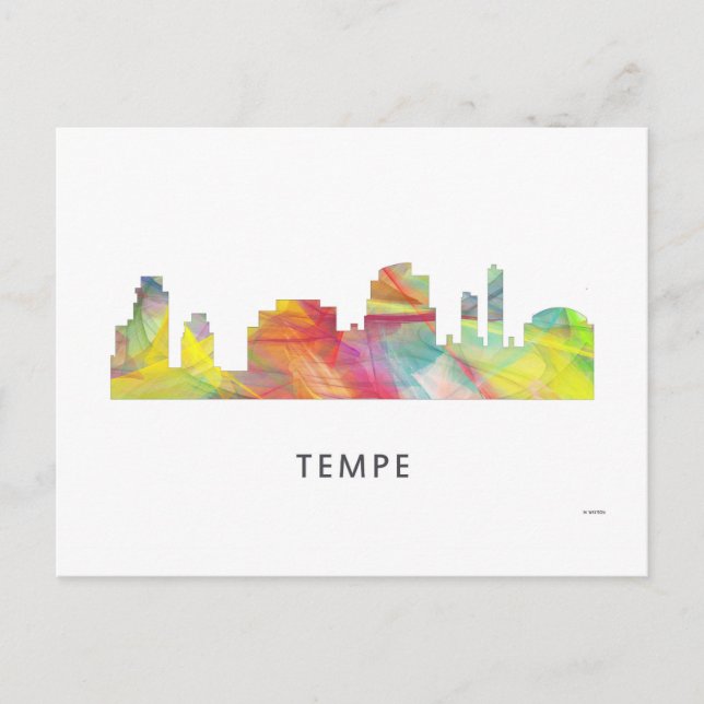 CARTE POSTALE TEMPE, ARIZONA SKYLINE WB1 - (Devant)