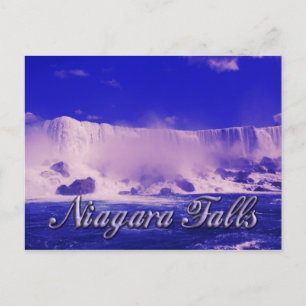 Carte Postale Température d'hiver froide à Niagara Falls