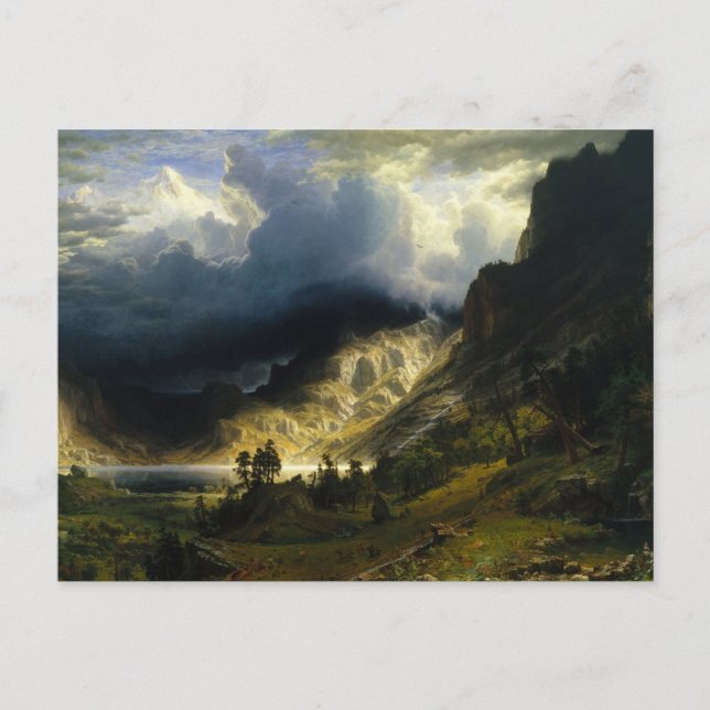 Carte Postale Tempête dans les Rocheuses, Mont Rosalie (Devant)