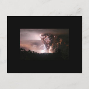 Carte Postale Tempête de foudre