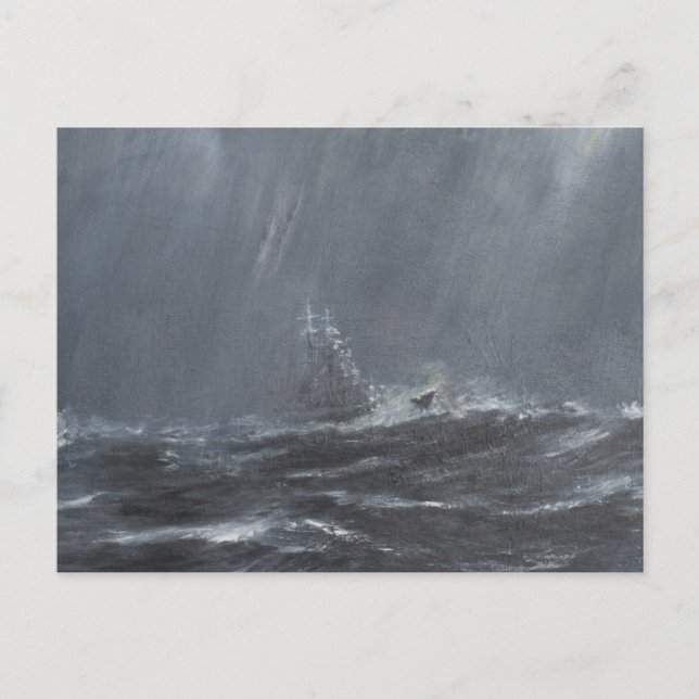 Carte Postale Tempête de Gneisenau en mer du Nord 1940. 2006 (Devant)