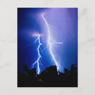 Carte Postale Tempête de la foudre en Ukraine