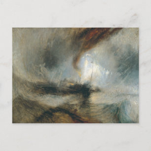 Carte Postale Tempête de neige