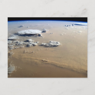 Carte Postale Tempête De Poussière À Travers Les Mers De Sable D