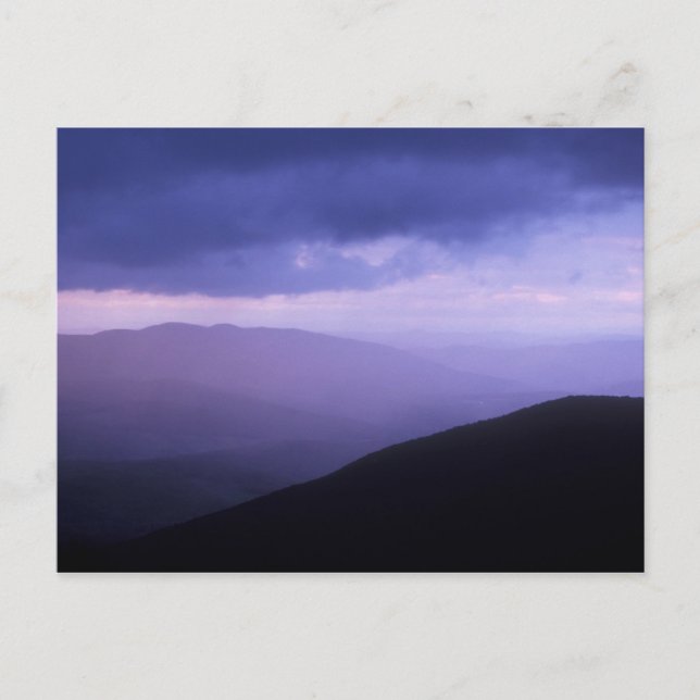 Carte Postale Tempête du Mont Greylock Berkshires (Devant)