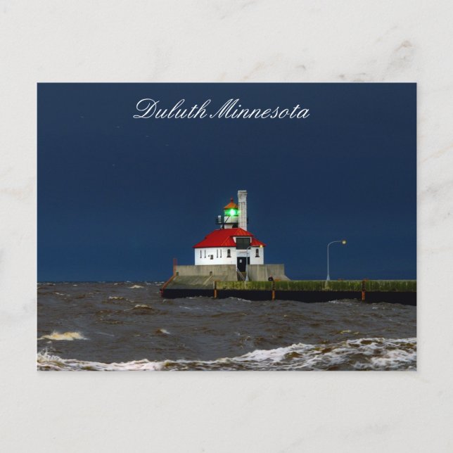 Carte Postale Tempête du phare (Devant)