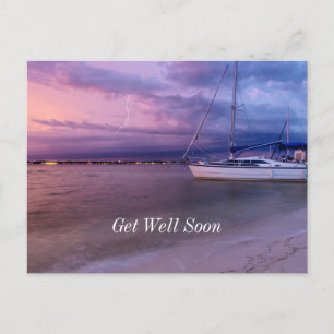 Carte Postale Tempête en approche sur Navarre Floride Prompt rét