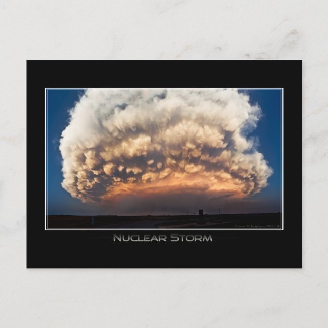 Carte Postale Tempête nucléaire (Devant)