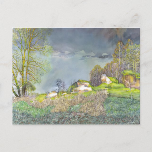 Carte Postale Tempête printanière (Devant)