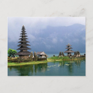 Carte Postale temple bali indonésie