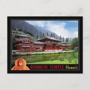 Carte Postale Temple Byodo-In, Oahu, Hawaii