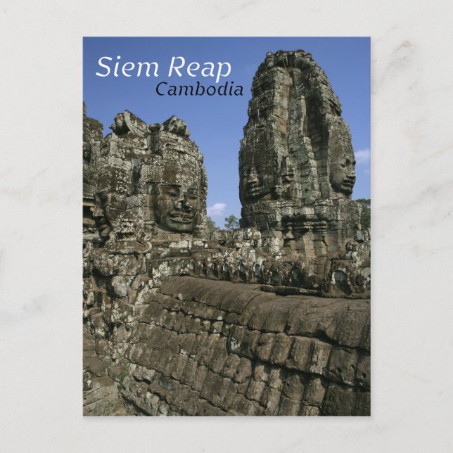 Carte Postale Temple d'Angkor au Cambodge (Devant)