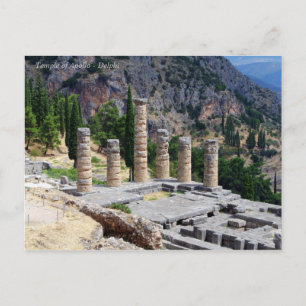 Carte Postale Temple d'Apollon - Delphes