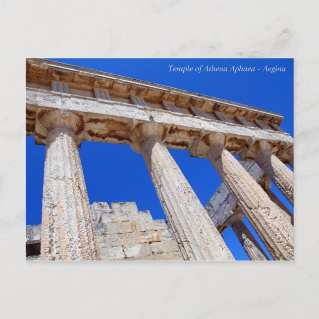 Carte Postale Temple d'Athena Aphaea (Devant)