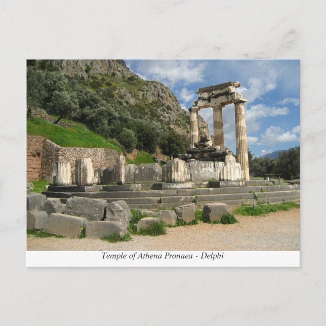 Carte Postale Temple d'Athena Pronaea (Devant)