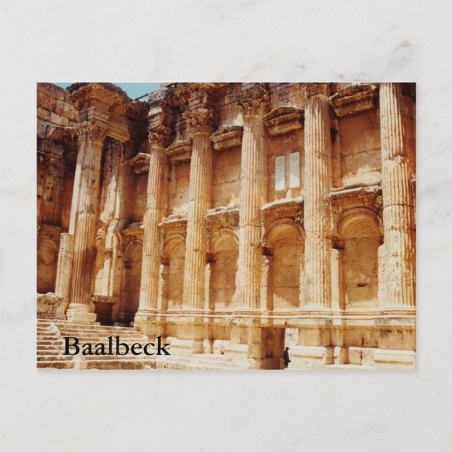Carte Postale Temple de Bacchus (Devant)