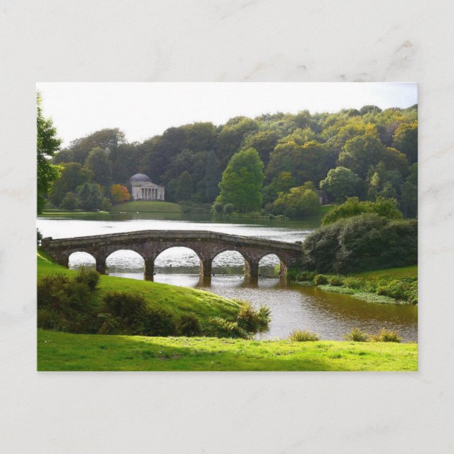 Carte postale Temple de Flora, à Stourhead (Devant)