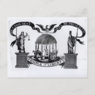 Carte Postale Temple de la Liberté, 1834