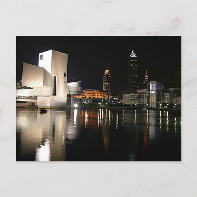 Carte Postale Temple de la renommée du rock et du roll Cleveland (Devant)