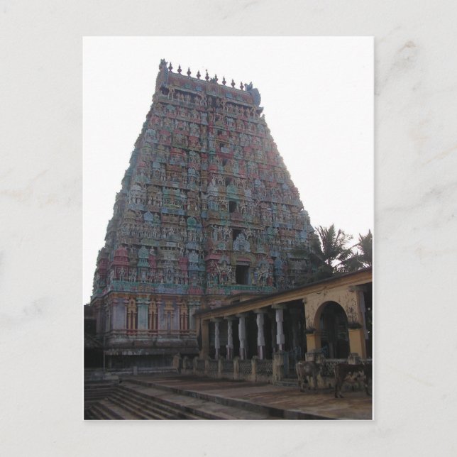 Carte Postale Temple de l'ADI Kumbeswarar (Devant)