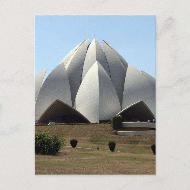 Carte Postale temple de lotus delhi (Devant)