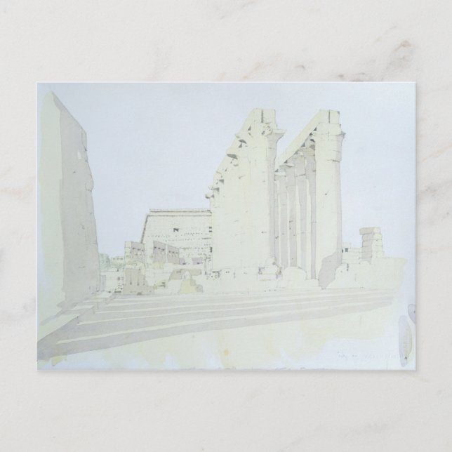 Carte Postale Temple de Louxor (Devant)
