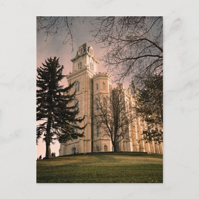 Carte Postale Temple de Manti Utah LDS (Devant)