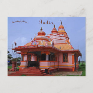 Carte Postale Temple de Parra Mahadev Goa India