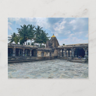 Carte Postale Temple de pierre à Belur, Karnataka, Inde