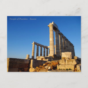 Carte Postale Temple de Poséidon
