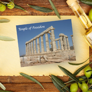 Carte Postale Temple de Poséidon, Grèce d'Athènes