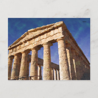 Carte Postale Temple de Segesta impressionnable
