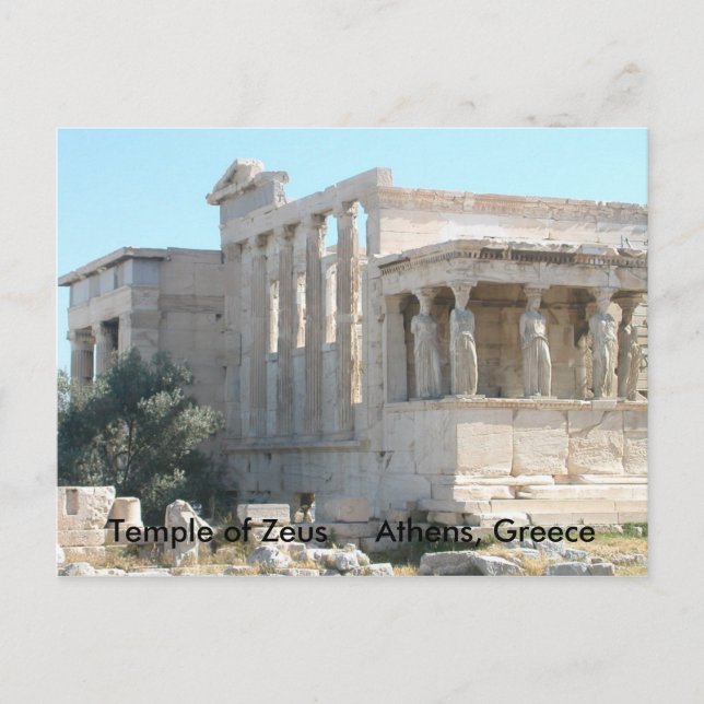 Carte postale Temple de Zeus (Devant)