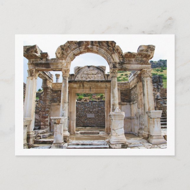 Carte Postale Temple d'Hadrien, Ephèse (Devant)
