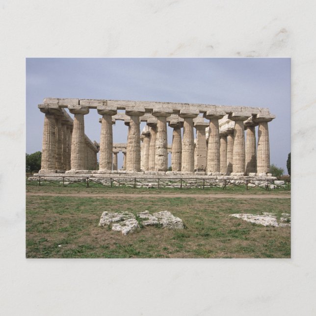 Carte Postale Temple d'Héra Ier (Devant)